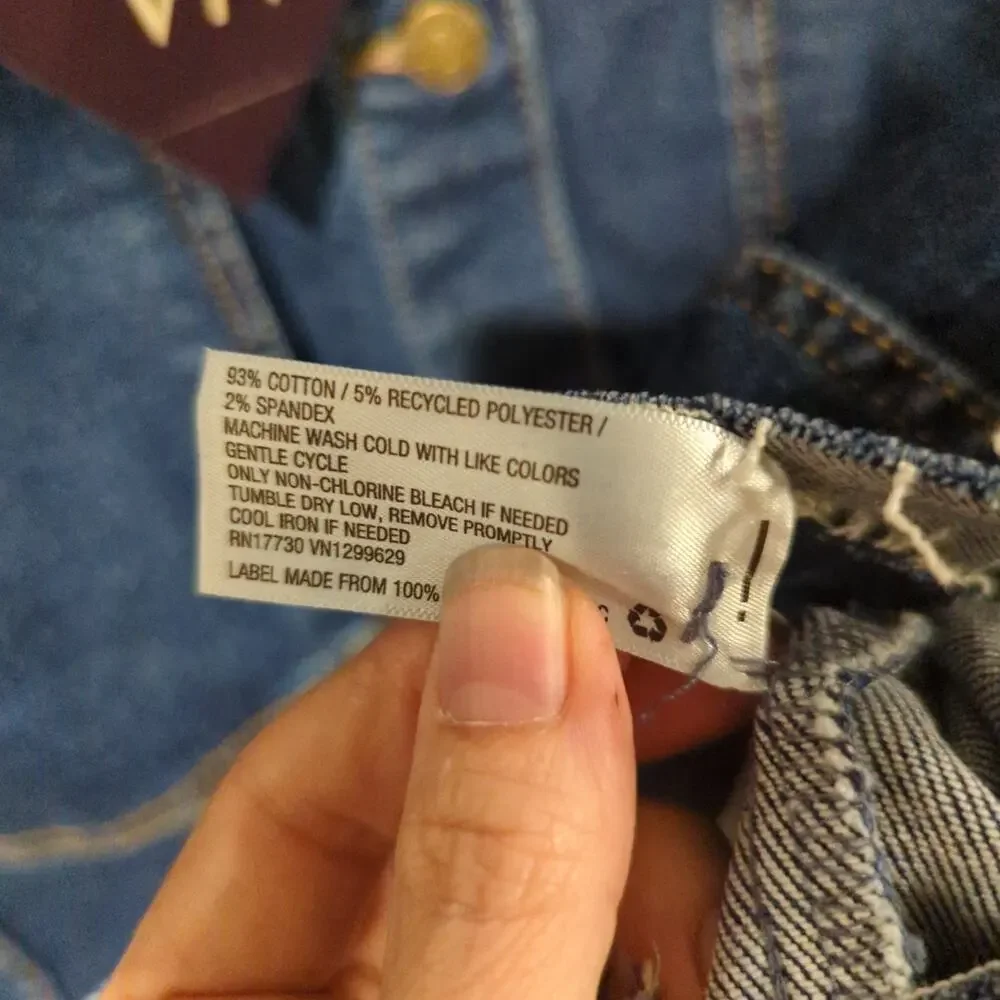 NWT Ava & Viv Denim Jacket, 4X - Picture 4 of 5
